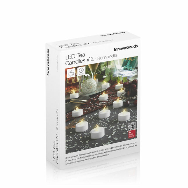 Set LED-Teelichter Romandle InnovaGoods 12 Einheiten
