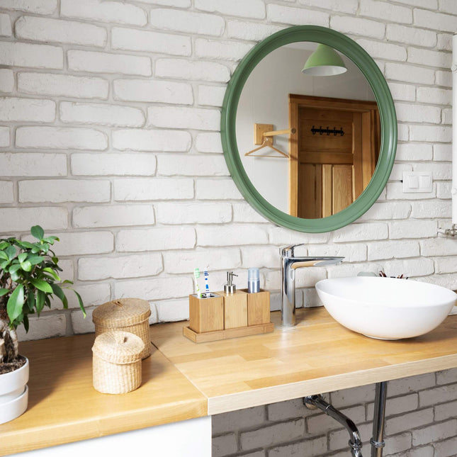 Badezimmer-Accessoire-Set aus Bambus