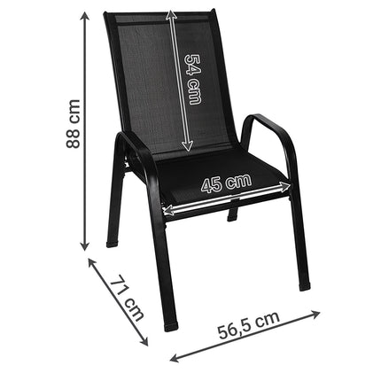 Gartenstuhl-Set - 2 Stk. Gardlov 25290