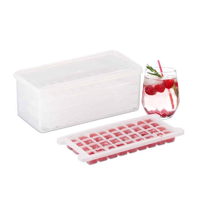Eiswürfelformen-Set mit Box und Deckel