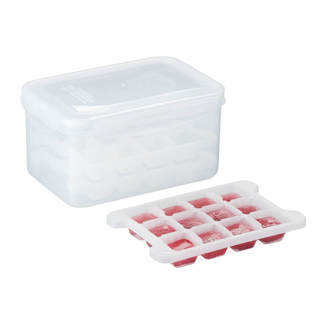 Eiswürfelformen-Set mit Box und Deckel