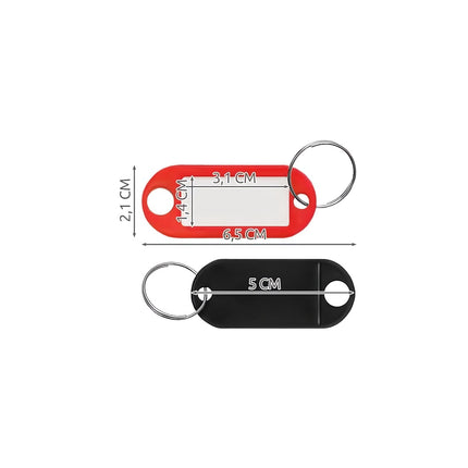 Set of key fobs / identifiers for keys 100 pcs