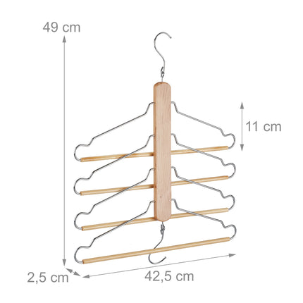 Several hangers