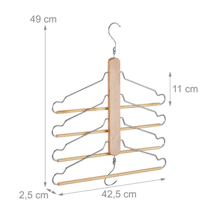 Several hangers