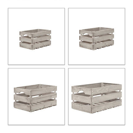 Shabby wooden box - set of 4