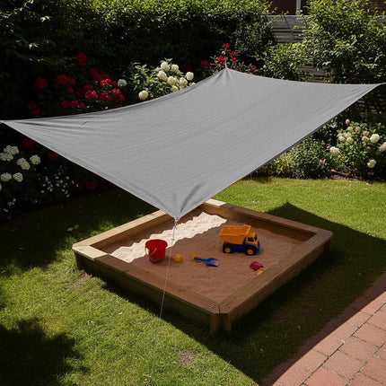 Sonnensegel mit Ösen, atmungsaktiver HDPE-Sonnenschutz