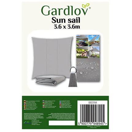 Stínící plachta 3.6x3.6m Gardlov 23164