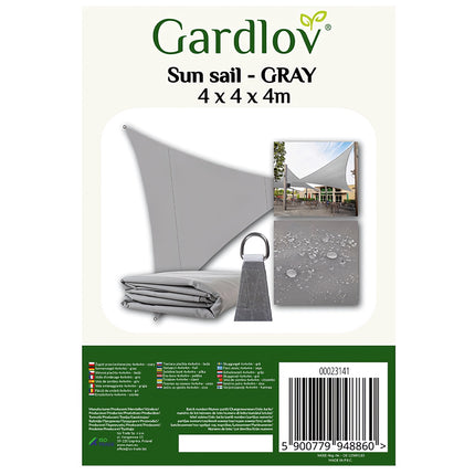 Stínící plachta 4x4x4m - šedá Gardlov 23141