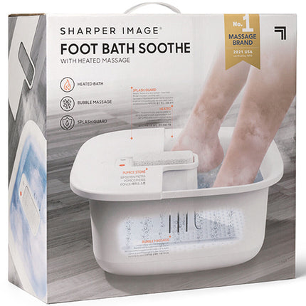 Sharper Image Hydro Foot Spa with Bubble Massage and Heating, Massage Rollers