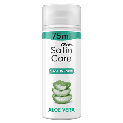 Gel na holení pro ženy, aloe vera, citlivá pleť, 75ml