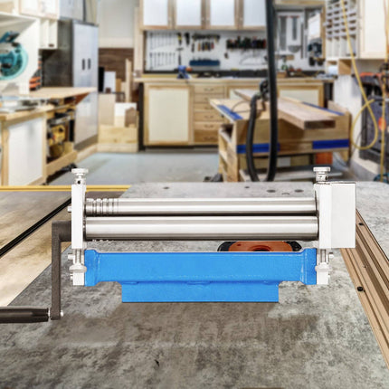 Sheet Metal Slip Roll Machine, 12.6 In, 20 Gauge, Detachable Rollers