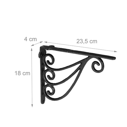 Shelf angle set of 2 ornaments