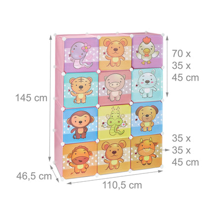 Étagère pour chambre d'enfant avec motif