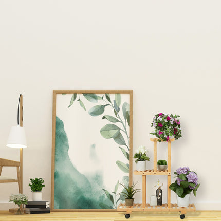 Étagère pour plantes en bambou