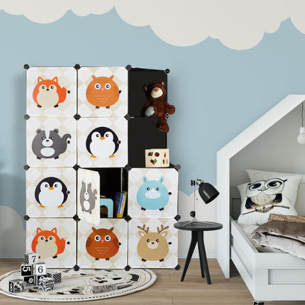 Regal fürs Kinderzimmer mit Tiermotiven