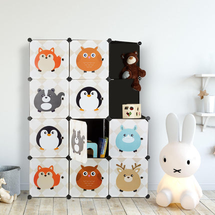 Regal fürs Kinderzimmer mit Tiermotiven