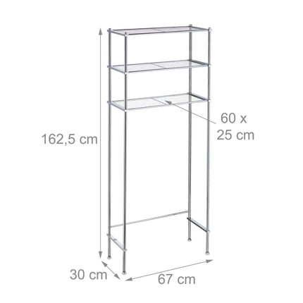 Shelf for washing machine in metal