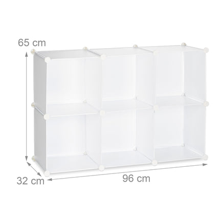 Shelf system 6 compartments