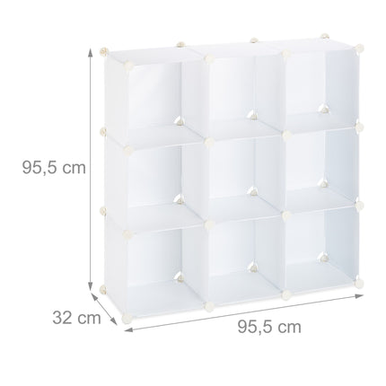 Shelf system 9 compartments
