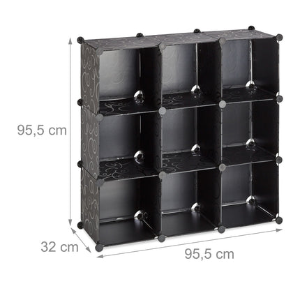 Shelf system 9 compartments