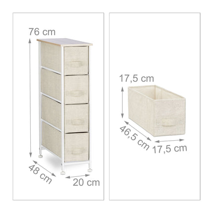 Système d'étagères différentes variantes beige