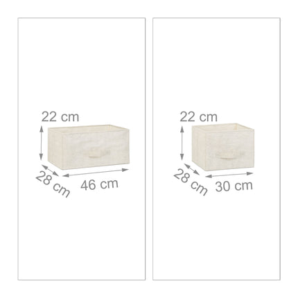 Shelf system different variants beige