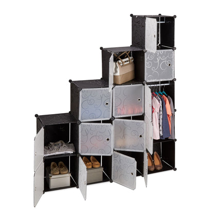 Regalsystem Kleiderschrank 11 Fächer