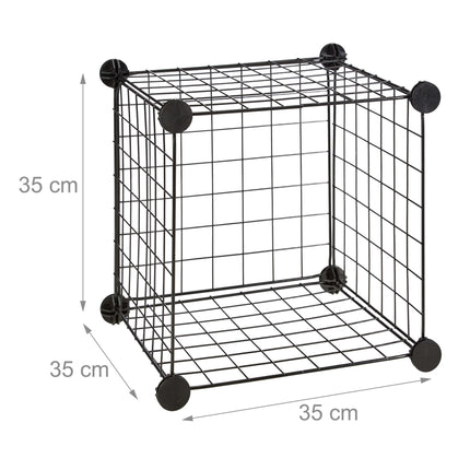 Regalsystem mit Drahtgitter 6 Fächer