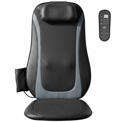 Shiatsu Back Massager With Heat, 3-Level Seat Vibration