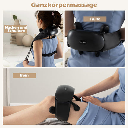 Shiatsu Neck and Shoulder Massager, 4D Kneading, Heat