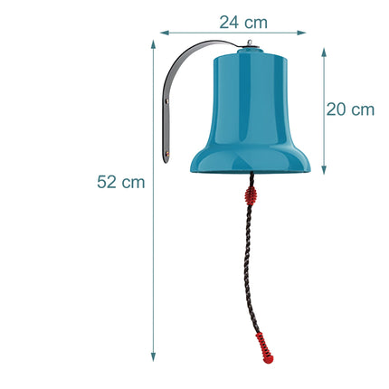 Ship's Bell For Kids Play Tower – Rope Pull, Weather-Resistant