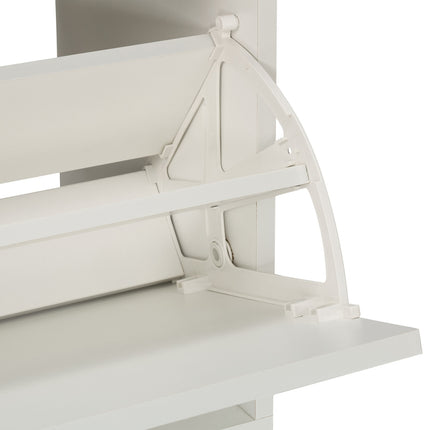 Schuhbank mit Kissen & Dielenschrank-Set