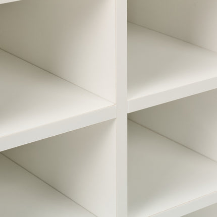 Shoe Bench with Padded Seat and Storage Compartments