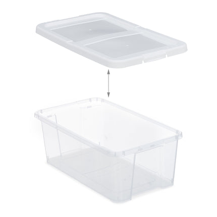 Shoe Boxes Plastic Set of 12