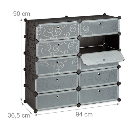Schuhschrank mit 10 Fächern
