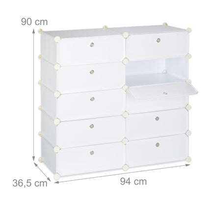 Schuhschrank mit 10 Fächern