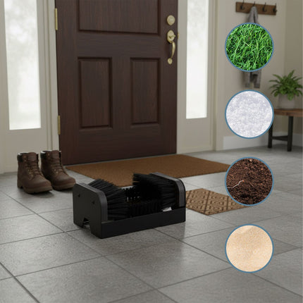 Shoe Scraper with All-Round Brushes