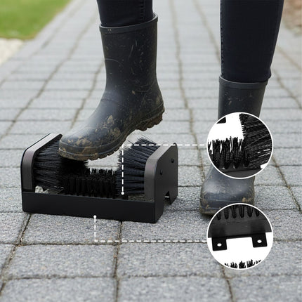 Shoe Scraper with All-Round Brushes