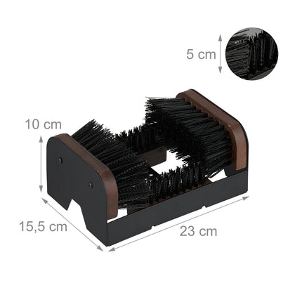 Shoe Scraper with Sturdy Bristles for Easy Cleaning