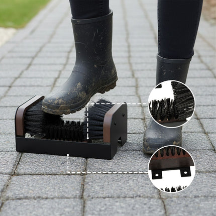 Shoe Scraper with Sturdy Bristles for Easy Cleaning