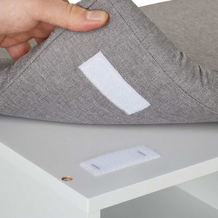 Shoe Storage Bench with Padded Seat