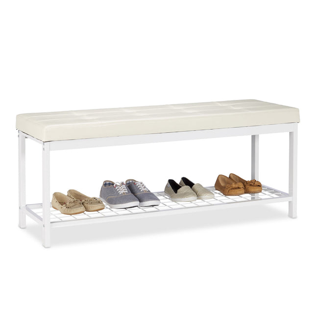 Schuhbank XXL mit Kissen