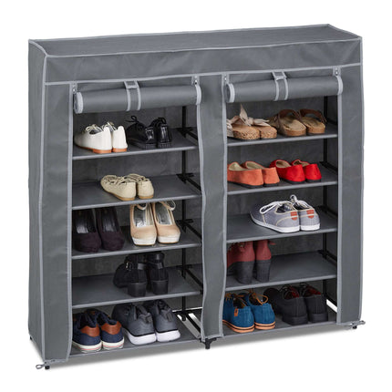 Schuhschrank aus Stoff 12 Fächer