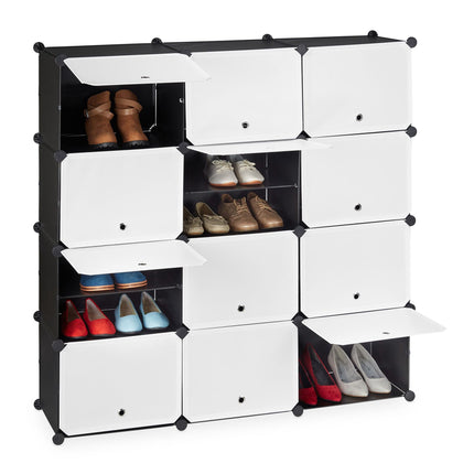 Schuhschrank mit 24 Fächern