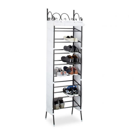 Schuhregal COUNTRY aus Metall für 40 Schuhe