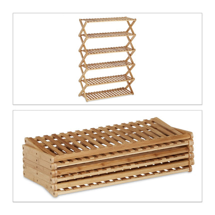 Shoe shelf bamboo