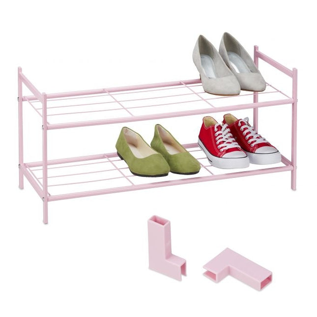Schuhregal in Pink