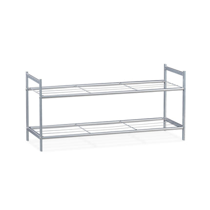Shoe shelf with 2 levels