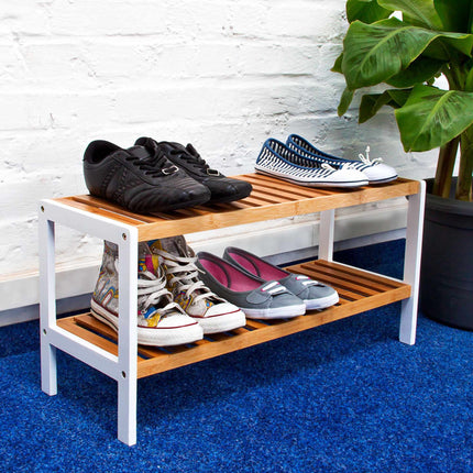 Schuhregal mit 2 Böden