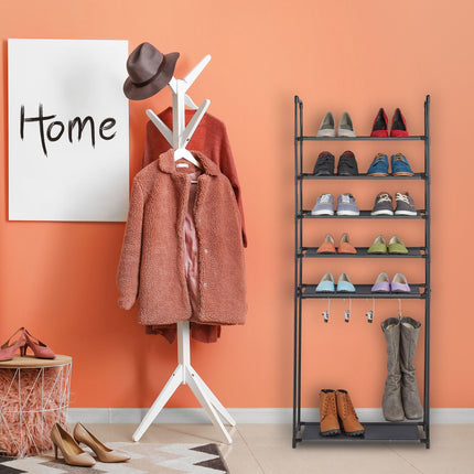 Shoe shelf with 6 shelves